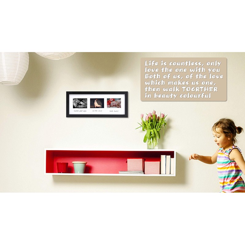 IHEIPYE Triple Sonogram Pregnancy Frame – Baby Ultrasound Picture Frame