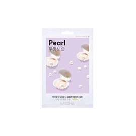 Missha Airy Close-fitting Sheet Mask 19g (Pearl) / 미샤 에어리 밀착 시트 마스크 19g (진주)