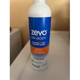 Zevo On-Body Mosquito + Tick Repellent Lotion, Odorless, Not Sticky, 8 Hour Protection, 7.5 fl oz
