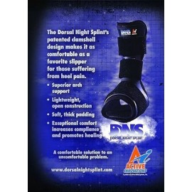 Active Ankle Systems DNS Dorsal Night Splint Men/Womens Plantar Fasciitis -Large