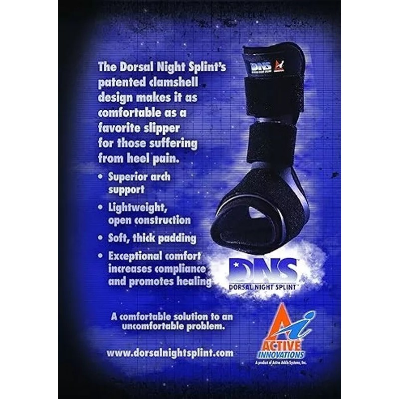 Active Ankle Systems DNS Dorsal Night Splint Men/Womens Plantar Fasciitis