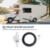 13168 RV Toilet Water Valve Kit, Trailer Toilet Valve Kit
