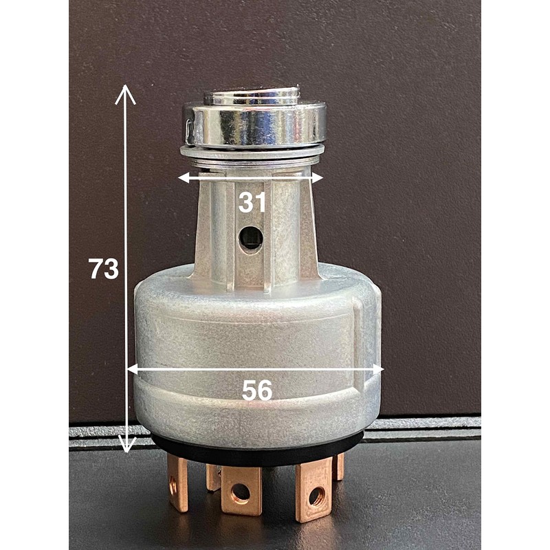 Domestic HKT Universal Key Key Ignition Switch with Spring Bezel