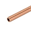 sourcing map Copper Round Tube Straight Pipe Hose 7 mm