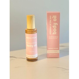 Body Oil for a Hydrating Shimmery Glow - Bronze Palms Body Glaze for Sensitive Skin Cosmetic Moisturizing