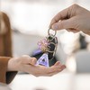 TYGFRT 1 Piece Letter A Keychain, 1 Piece Woven Keychain,