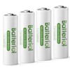 Batteriol Lithium Batteries AA, Double A Batteries 3000mAh 1.5V Long