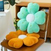 Toyhood 2pcs Flower Pillows Chair Pad, Plush Flower Shaped Cushion,