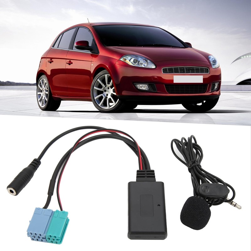 6+8-Pin AUX IN Bluetooth Audio Adapter Cable Replacement with Hands-Free