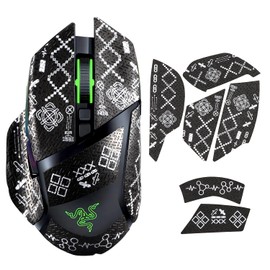 immoenuc Mouse Grip Tape Stickers for Razer Basilisk Ultimate/Basilisk X Hyperspeed/Basilisk V2 Mouse Anti Slip Skin Self-Adhesive,Pre-Cut,Sweat-Resistant Game Mouse Accessories