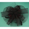 TLMNU Sinamay Fascinator Hat Floral Feather Pillbox Derby Hats for