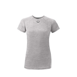 Evoshield Women's Fastpitch FX Short Sleeve Training Tee-Team White, Large