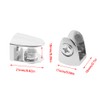 Pack of 4 Glass Shelf Bracket Adjustable Clamp Brackets Holders