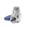 BesNPT Stainless Steel 90 Degrees Elbow Ball Valve 3/8" NPT