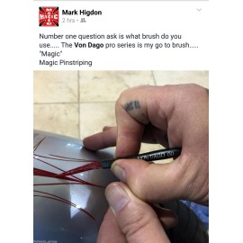 Andrew Mack / Von Dago Pro-Series "Pro-Series" PREMIUM Top of the Line #00 Pinstriping Sword Brush by VON DAGO