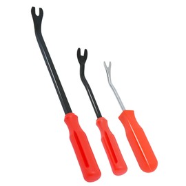 YSPAMER 3Pcs Auto Fastener Remover Trim Rivet Removal Tool Kit for Car Door Panel Dashboard (Red)