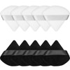 Maitys 10 Pcs Triangle Powder Makeup Puffs Face Soft Velour