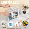 UUYUUY PVC Clear Makeup Bag for Women Waterproof Star Make
