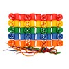 Colourful plastic cotton reels | Pack of 50 | Assorted