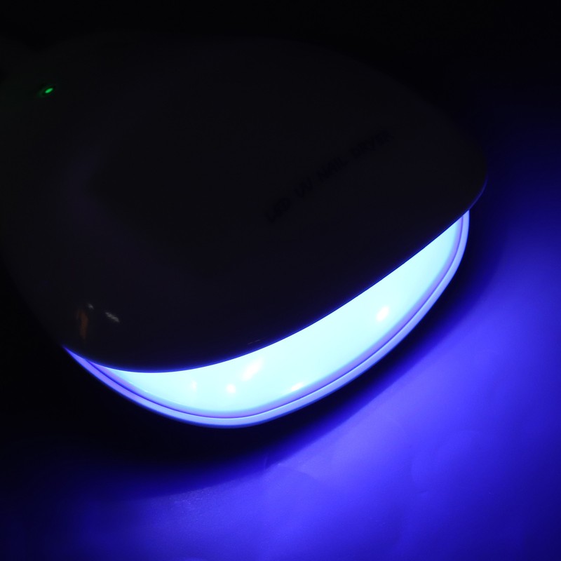 LED Nail Gel Polish Dryer Shell Shaped 12pcs Light Chips