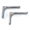 Shelf support brackets with covers 240mm Invisible/Concealed Fixings Chrome
