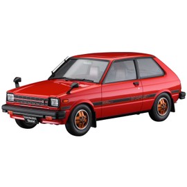 Hasegawa 1/24 Historic Car Series Toyota Starlet KP61 S (3 Doors) Mid-term 1980 Plastic Model HC63 (Automotive)