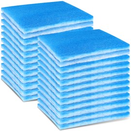 24 Pack Dryer Filter Replacement, Pre-Cut Portable Dryer Filters Compatible with FUNMAS Indoor Dryer Vent System MERV 7 Double Layer Filtration