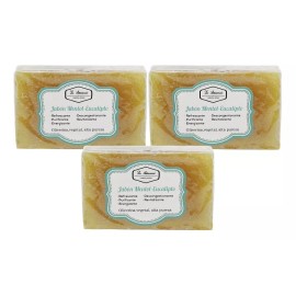 Jabones Artesanales 100g Mentol Eucalipto 3 Pack