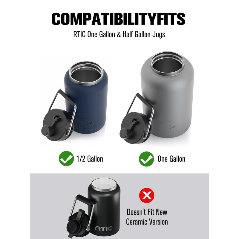 Jug Lid for RTIC - Improved Replacement Lid for 1