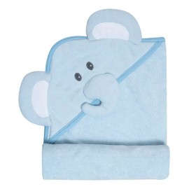 Chiqui Mundo Toalla Bebe Elefantito Azul  75 X 90 Chiquimundo 0-4 Años