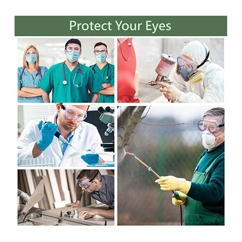 CE Anti Fog Safety Goggles Pack 24