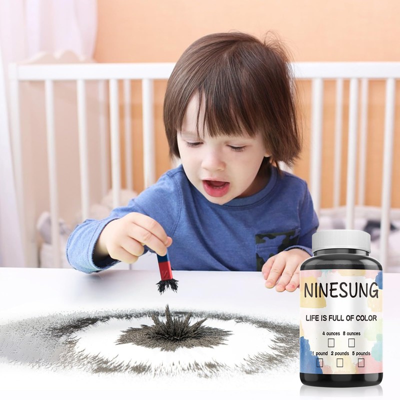 Ninesung Iron Powder, 1 Pound Iron Filings, Iron Powder Filings