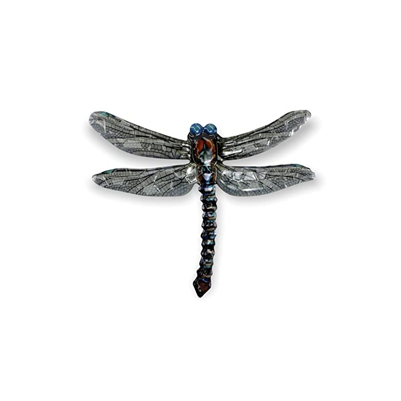 Crispe Metal Wall Decoration - Dragonfly Blue - 48 x