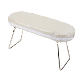 Ipetboom Folding Nail Arm Pillow Metal Bracket Stylish Pu Leather Nail Art Rest for Comfortable Manicure