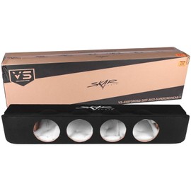 Quad 8" Ported Subwoofer Enclosure Compatible with 2017-2025 Ford F-250/350 Super Duty Super Crew Cab Trucks