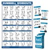 Quickfit 2 Pack - Dumbbell Workout Poster & Bodyweight Exercise
