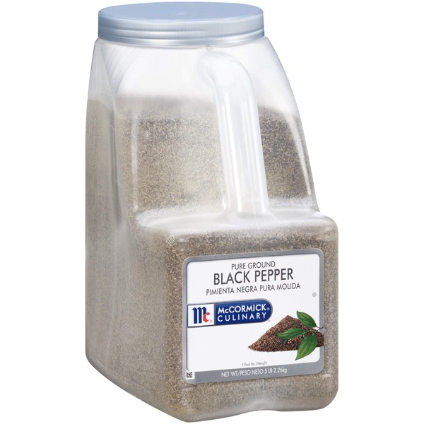 McCormick Culinary Pure Ground Black Pepper, 5 lbs
