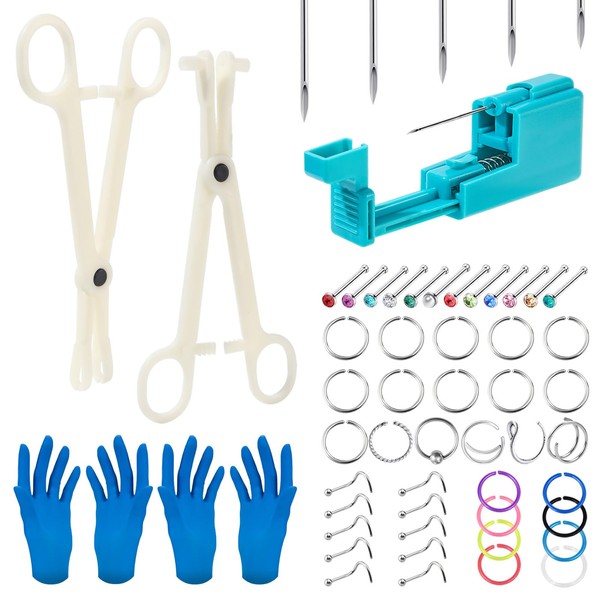 YOFANST Disposable Ear Nose Piercing Kit Home Self Safety Kit