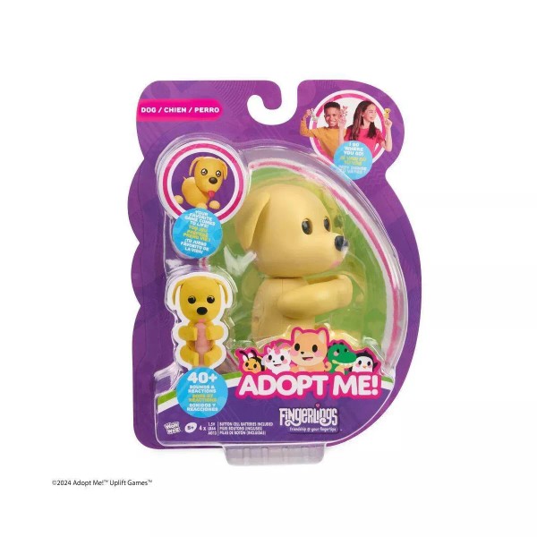 WowWee Fingerlings Adopt Me DOG Interactive Pet 40+ Sounds Reactions