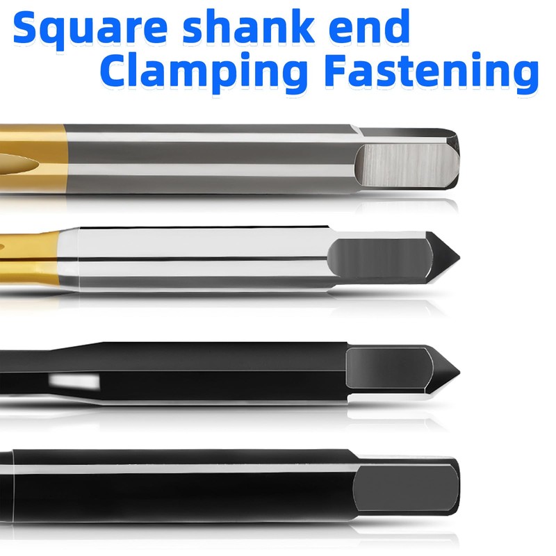 Vleant Spiral Flute Threading Tap – HSS6542 Titanium Plated and