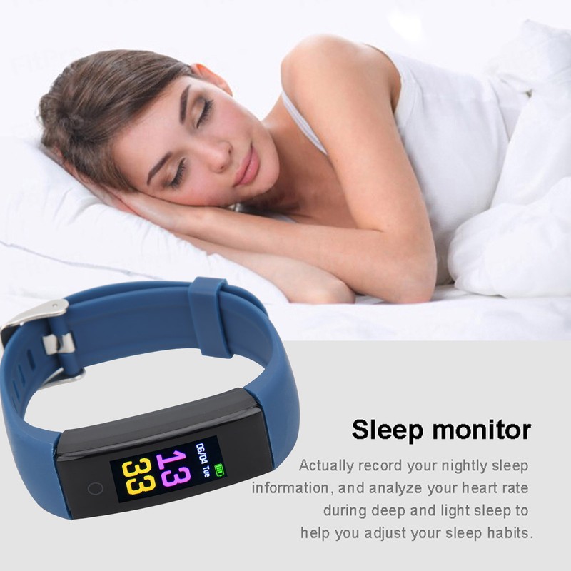 Sports Bracelet Watch Multifunction Pedometer Smartband Healthy Fitness Management USB