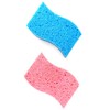 D.RECT - 2 pieces cellulose sponge, scratch-free, double-sided dish sponge