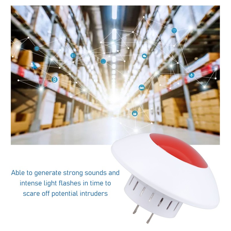 Wireless Home Security Burglar Alarm 100V to 240V Efficient Protection