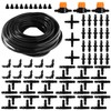 VooGenzek 77 Pieces 4/7 mm Irrigation Kit, 15 m Irrigation