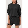 ODODOS Modal Soft Long Sleeve Oversized Sweatshirts for Women Crew
