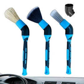 Tire Brushes for Detailing - Soft Bristle Brush Cleaning Kit for Auto Exterior | Car Care Accessories, Duster Wash Equipment for Dashboard, Emblems, Tires