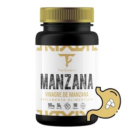 Vinagre de Manzana 100 Cápsulas – 500 mg por cápsula – Vegano – Apoyo Digestivo y Bienestar Diario - Sin Sabor - Digestión - Fácil de Tomar - Cápsula 