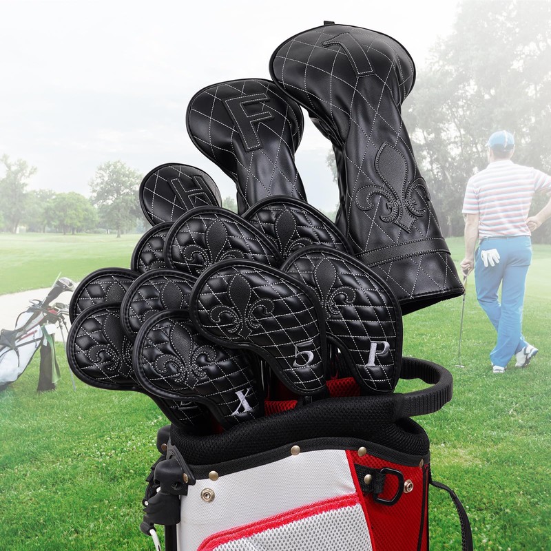 Golf Club Head covers Hybrid Utility Rescue with Interchangeable Number