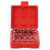 sourcing map E-Torx Socket Set 1/4" 3/8" 1/2" Drive E4