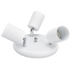 GU10 Ceiling Spotlight Holder 3 Head Rotating Lamp Base Fixture
